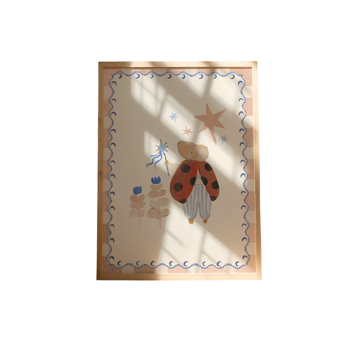 Ladybird Mouse Art Print