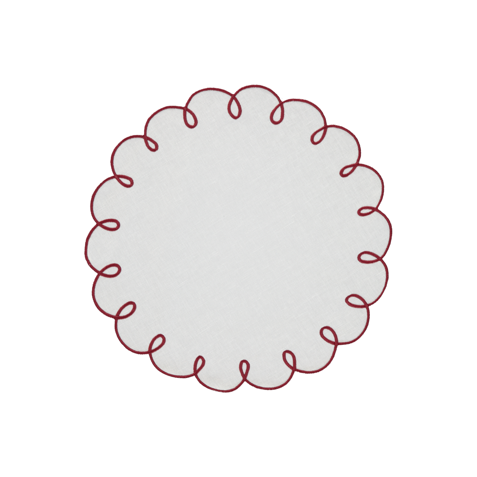 Lisboa Placemat, White and Green