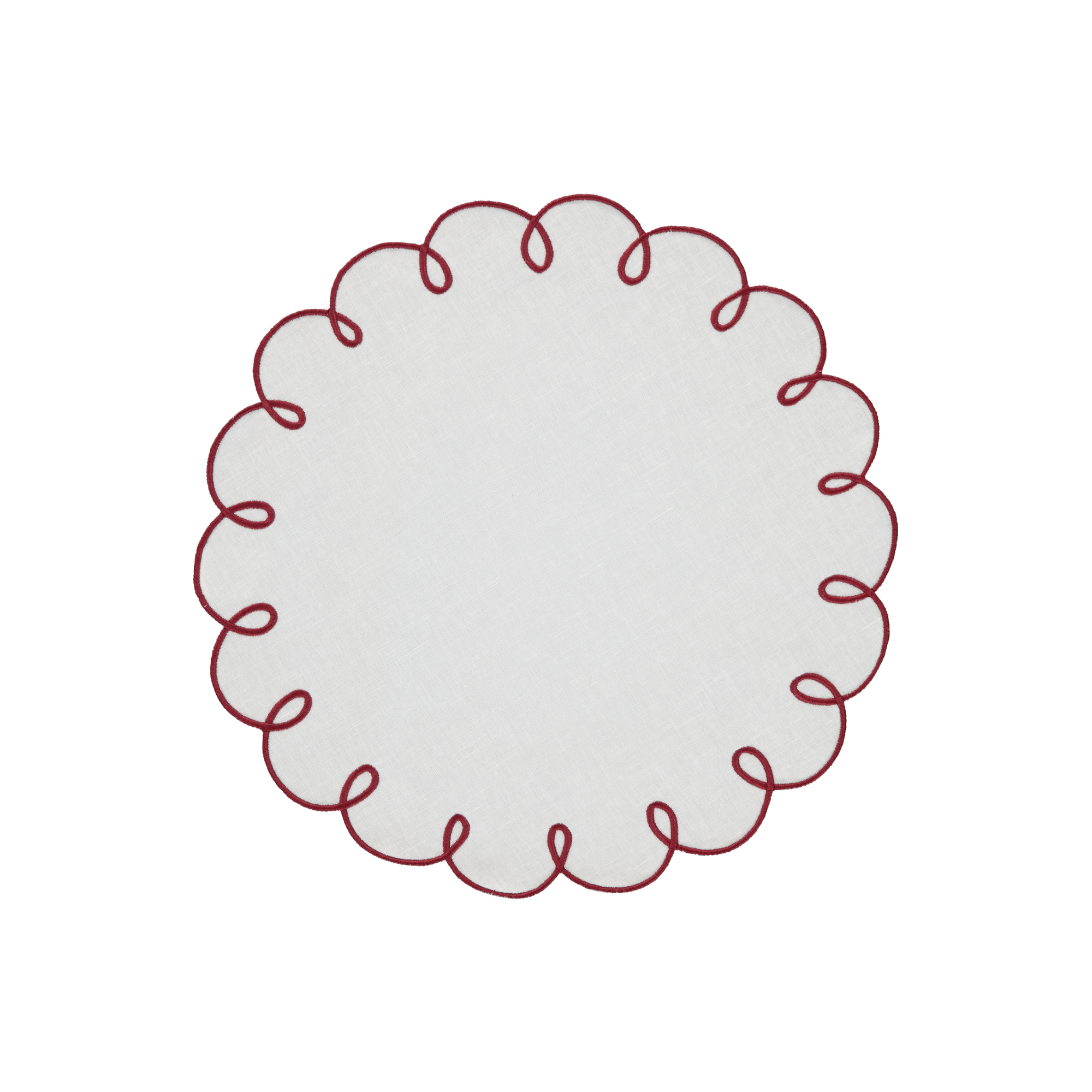 Lisboa Placemat, White and Green