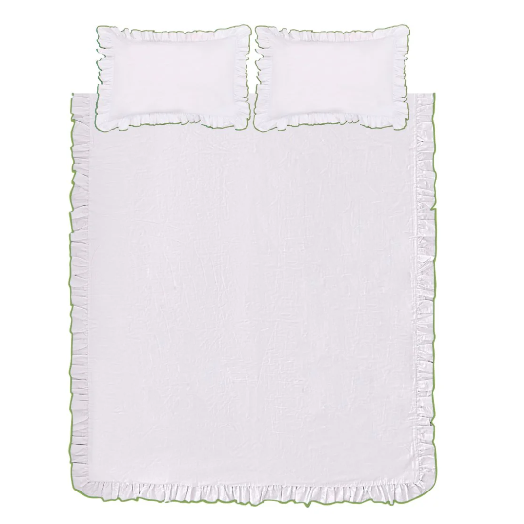 Provence Olive Bedding Bundle Set - Double