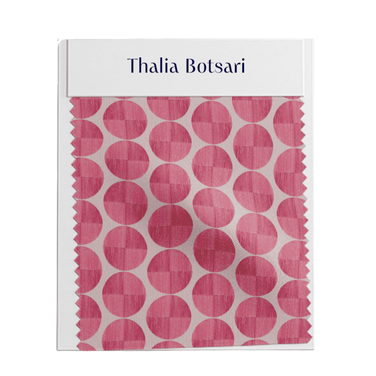 Elysia Designer Linen Fabric - Fuchsia
