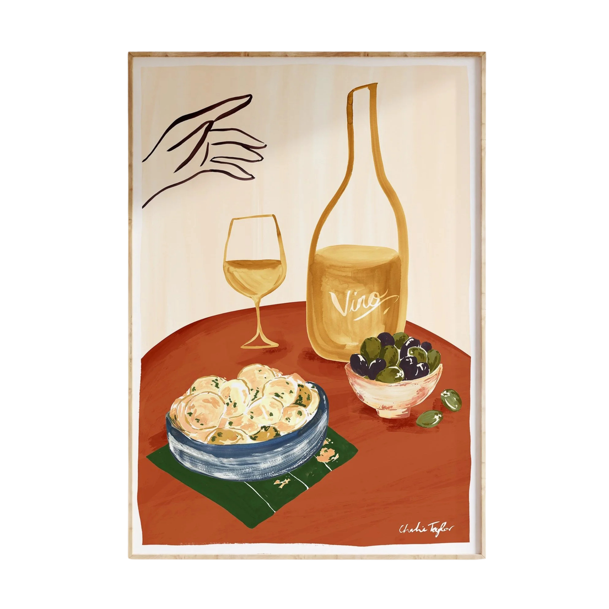 Wine and Crisps' Print
