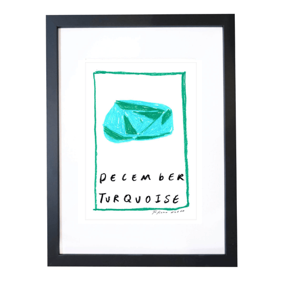 December Birthstone Art Print