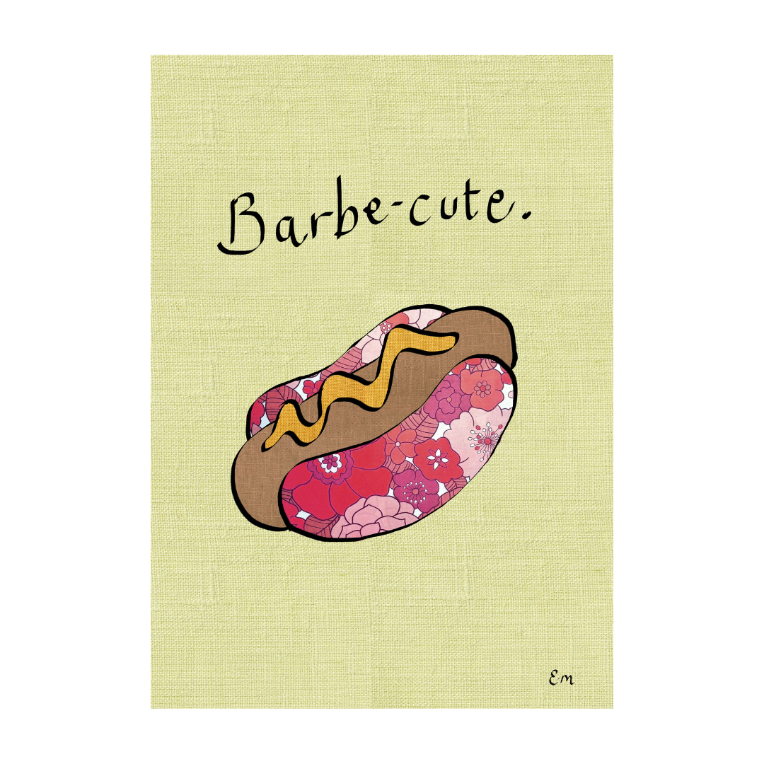 Barbe-cute Print