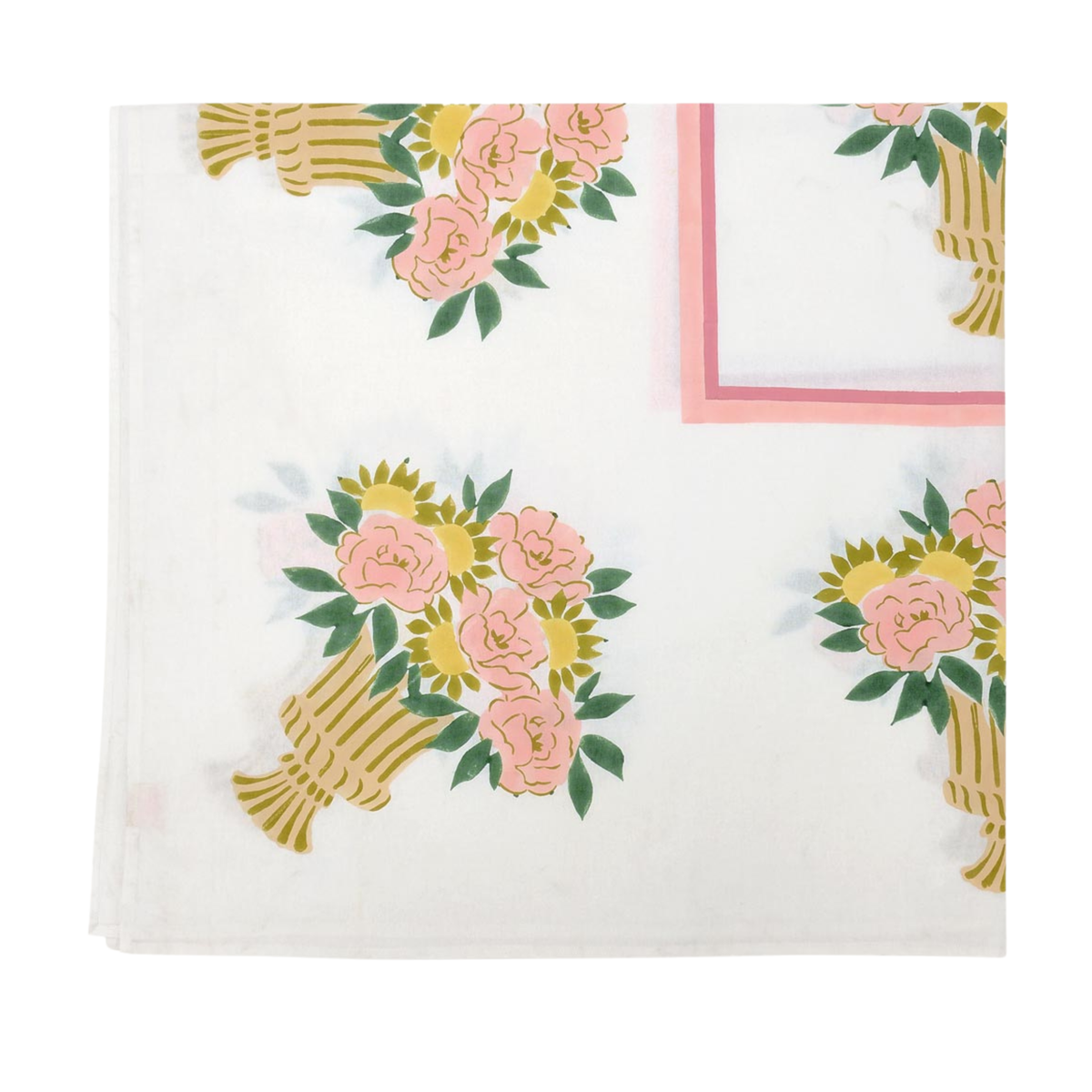 Tablecloth Peony Urn Pastel