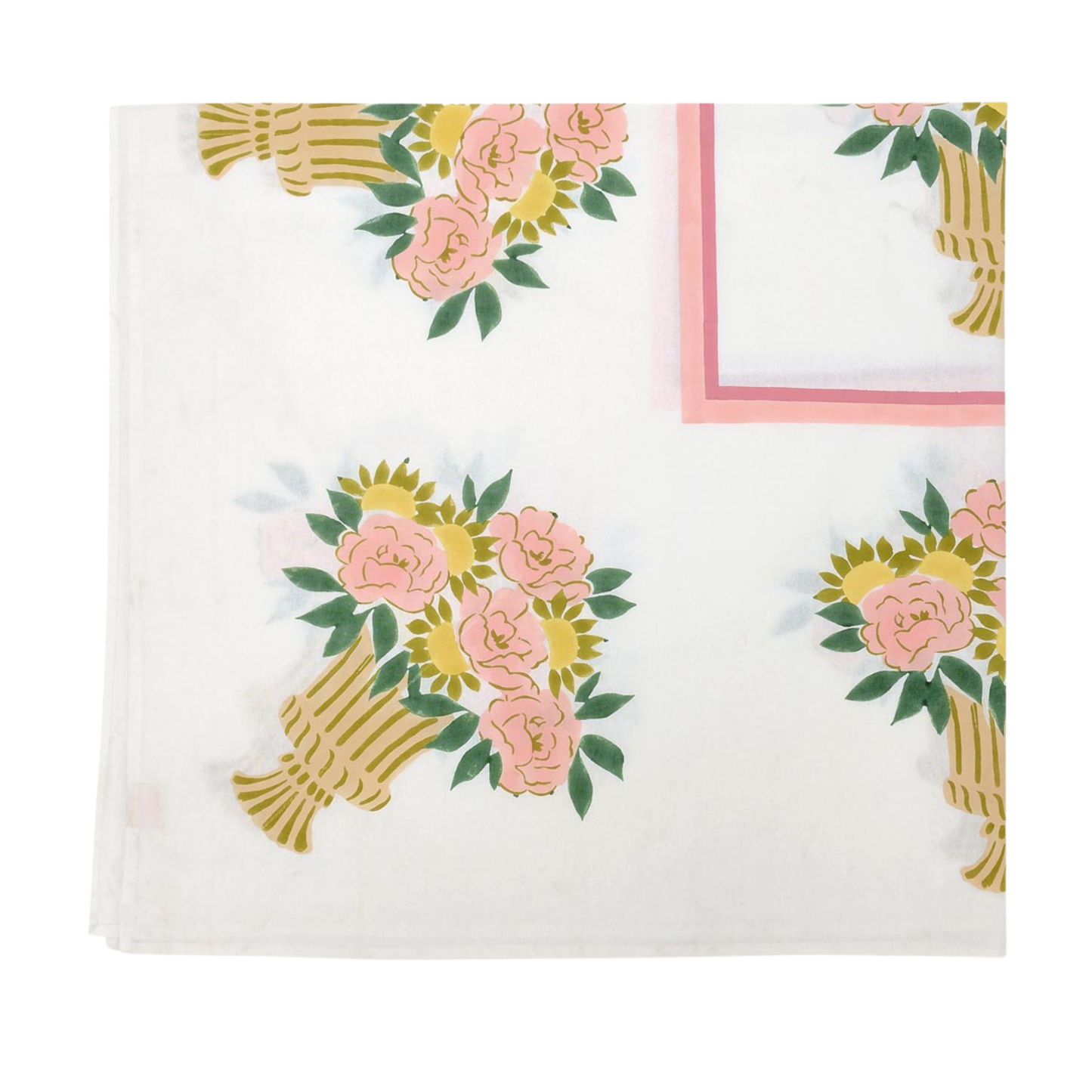 Tablecloth Peony Urn Pastel