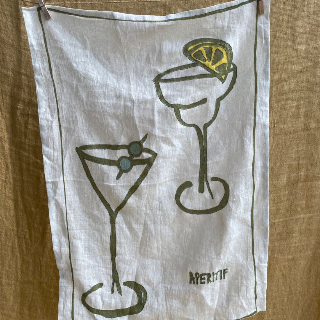 Aperitif Tea Towel
