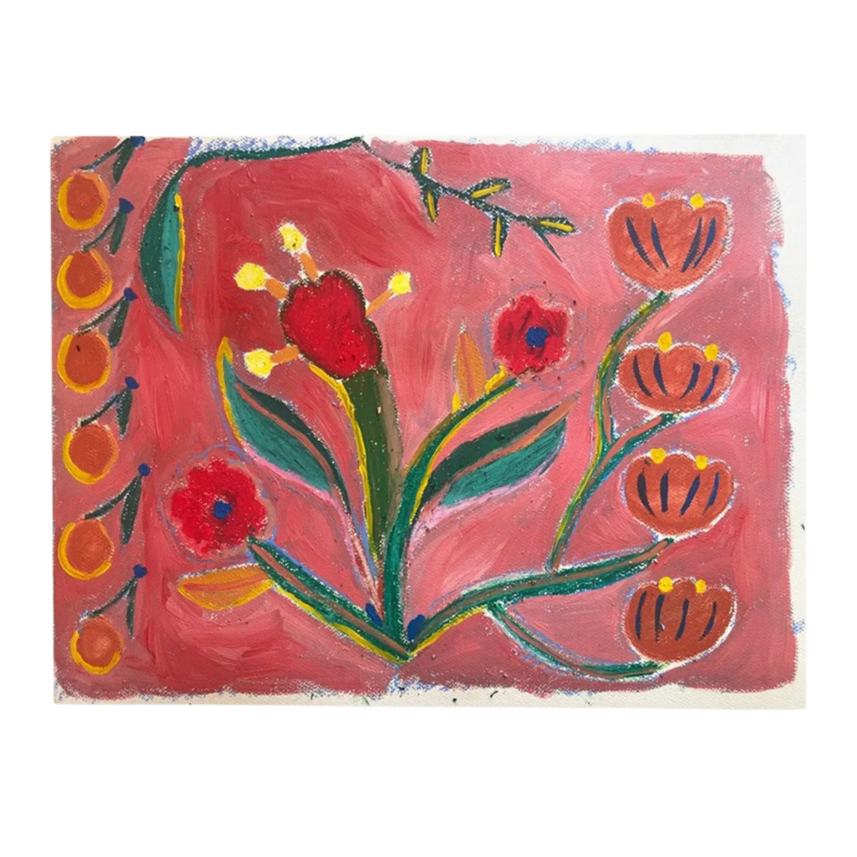 Flora, Flora, Orange Artwork