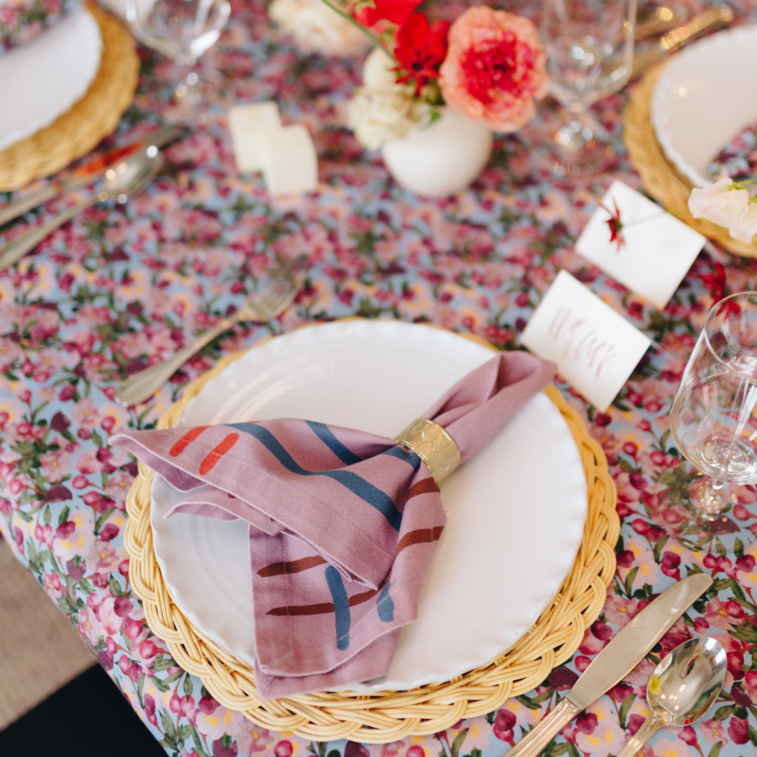 La Vie en Rose Napkins  | Set of 6