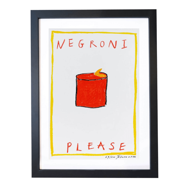 Negroni Please Art Print