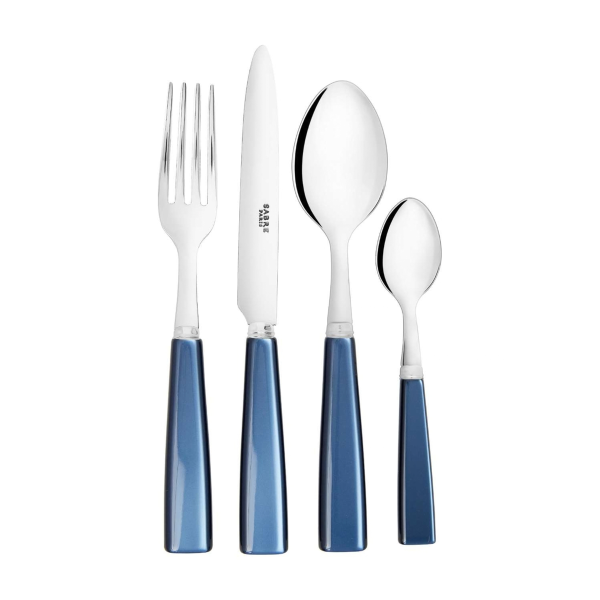 4-Piece Not In The Navy Blue Cutlery Set