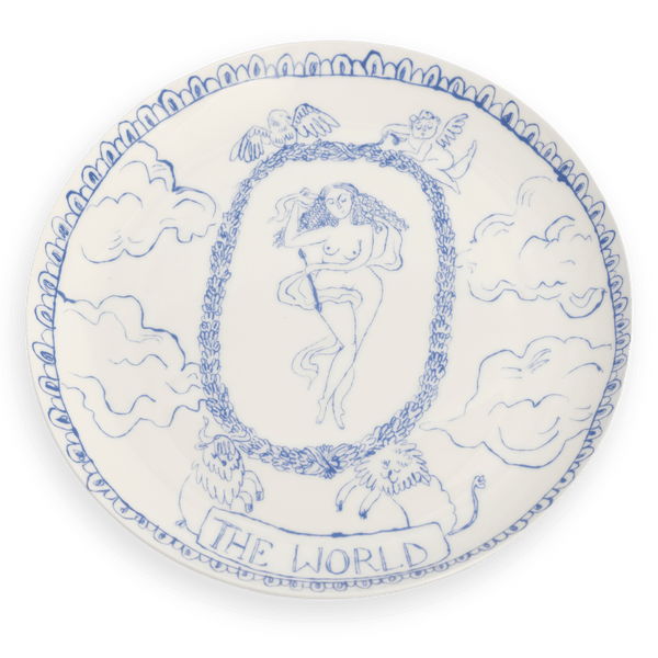The World Tarot Plate