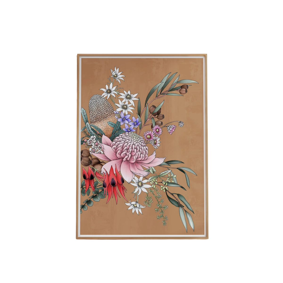Florist Bouquet in Mustard Artprint