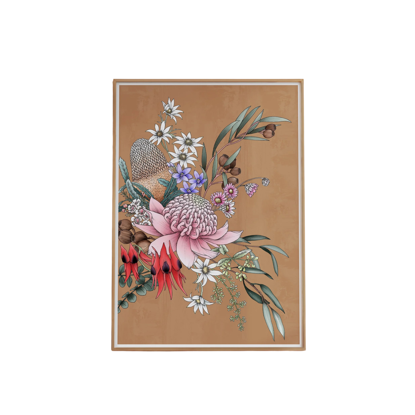 Florist Bouquet in Mustard Artprint