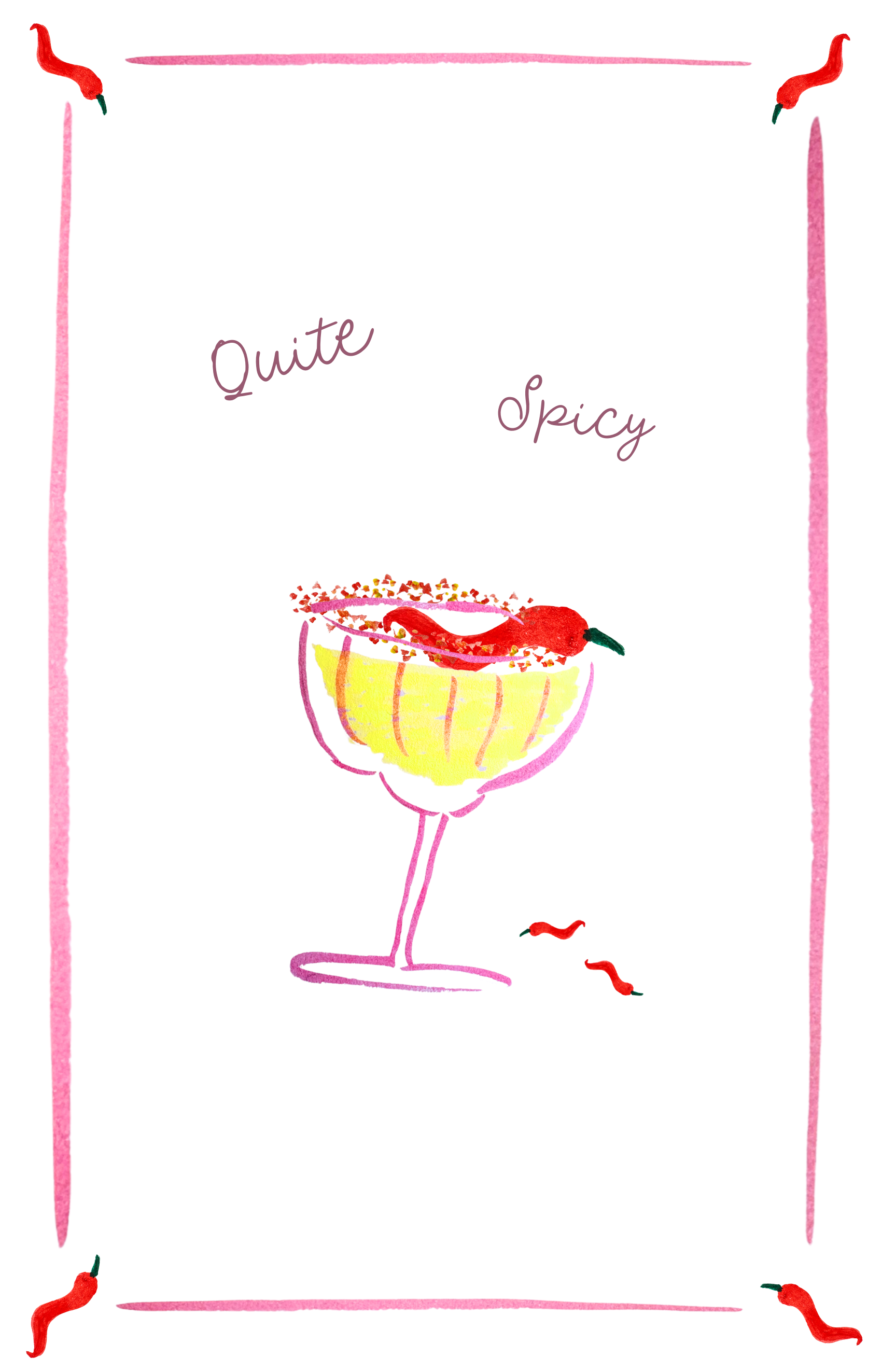 Quite Spicy - Picante Linen Teatowel