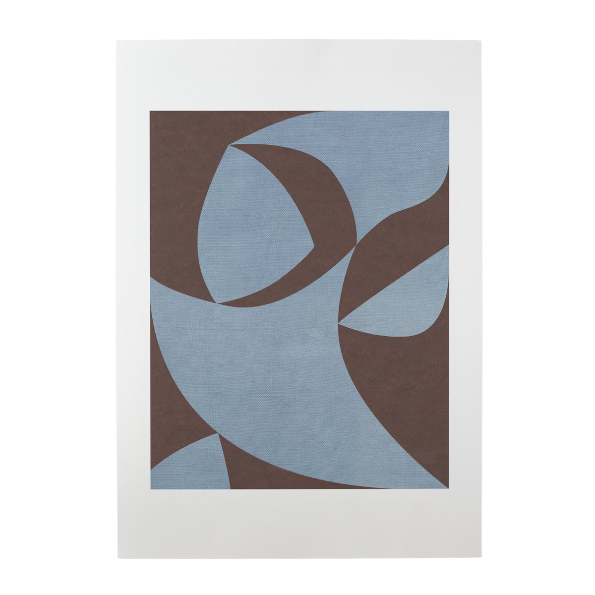 Glide Sky/Brown Print