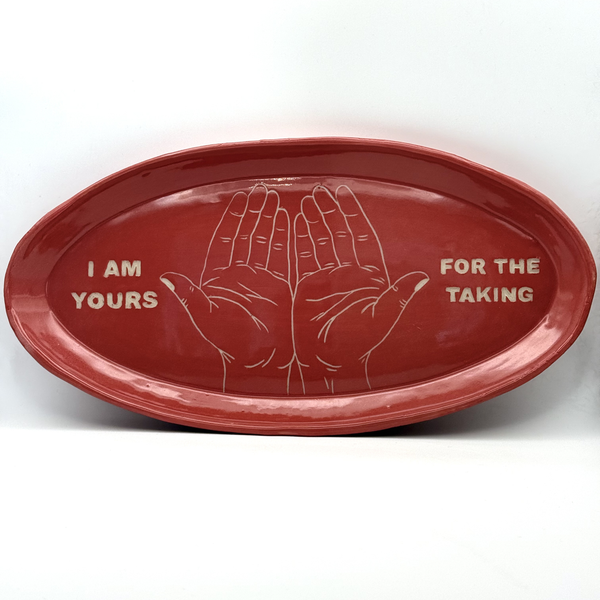 "I Am Yours" Decorative Tray (One-of-one)