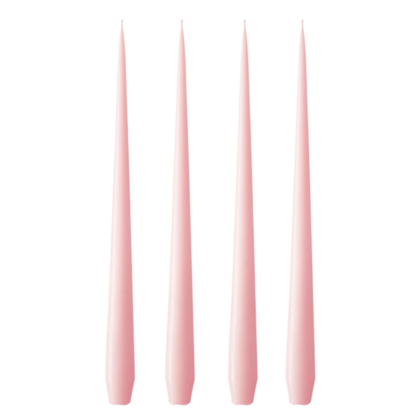Olivia's Rose Quartz Large Taper Candles