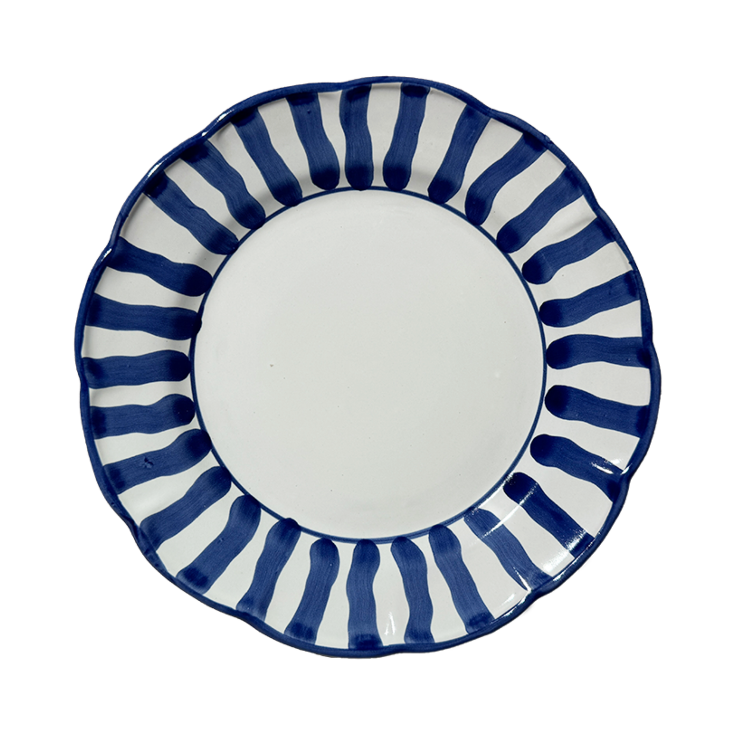 Plate Sole 25 cm Stripe Blue