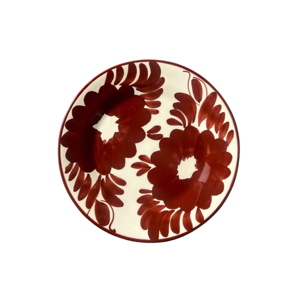 Florita Dessert Plate, Espresso