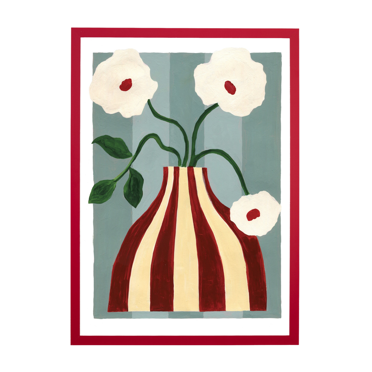 Sage Blooms, Original Flower Still Life Painting