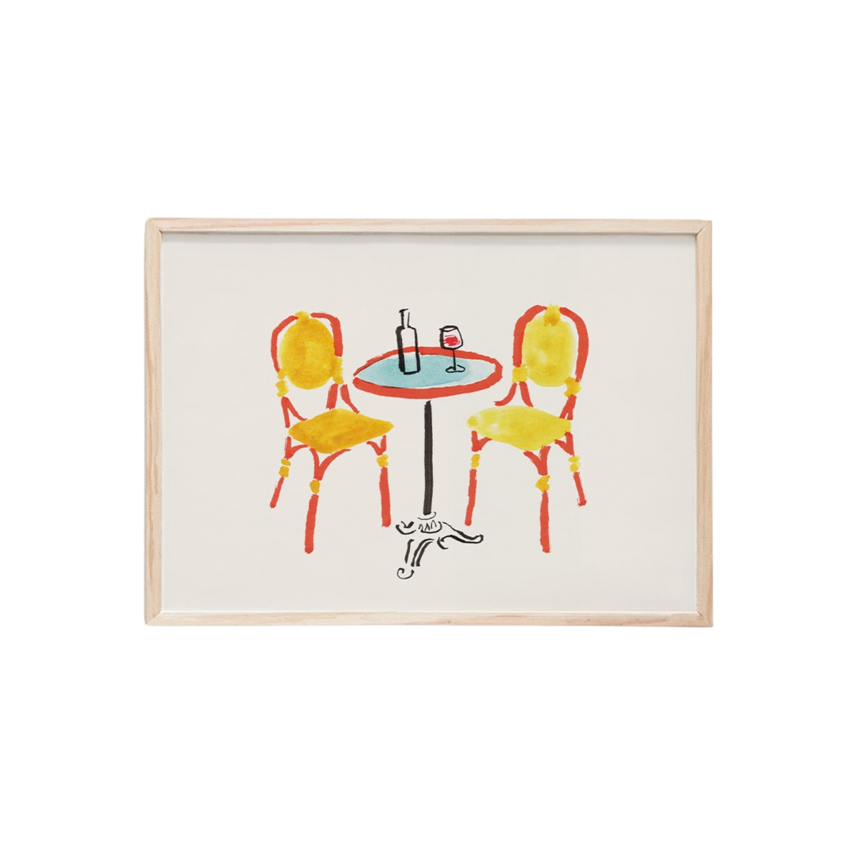 “Cafe Table” Mini Art Print