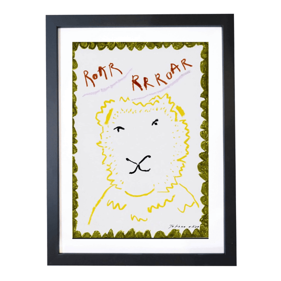 Lion Roar Art Print