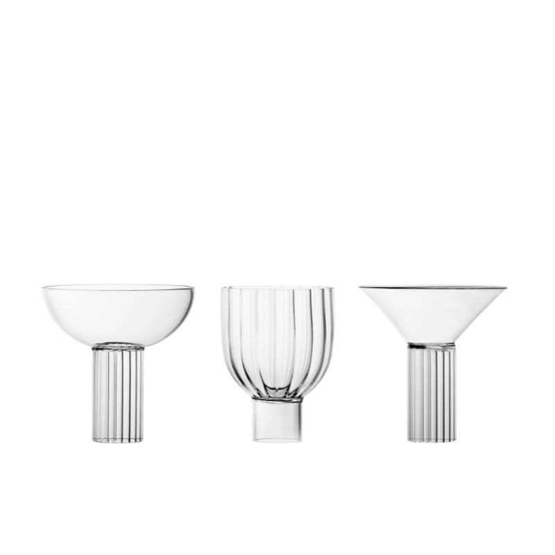 Calici Milanesi Glassware Trio