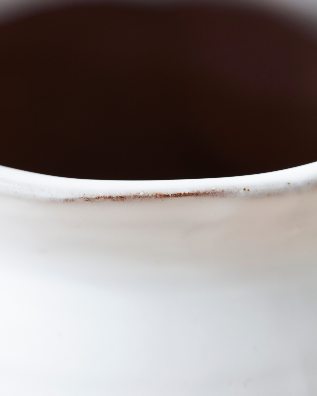 White Capri Stoneware Vase, 22.5 cm