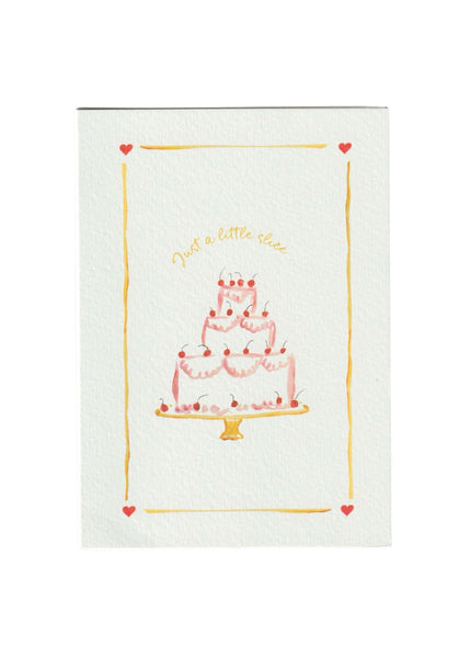 Just a Little Slice Greetings Card