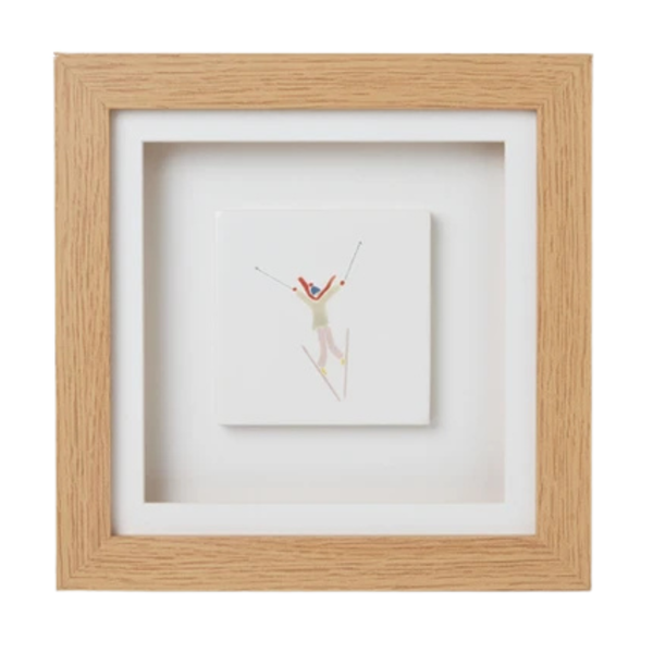 Framed Hand Painted Chatel Tile3