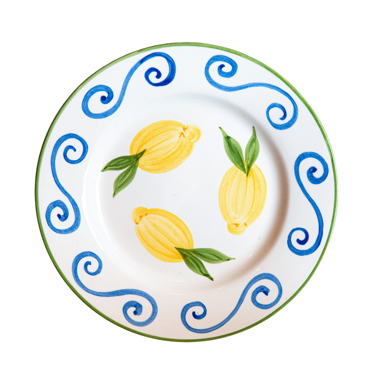 Lemon Swirl Dinner Plate