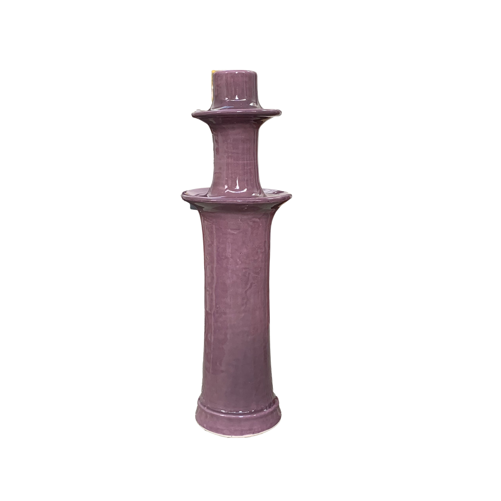 Tall Ceramic Candlestick