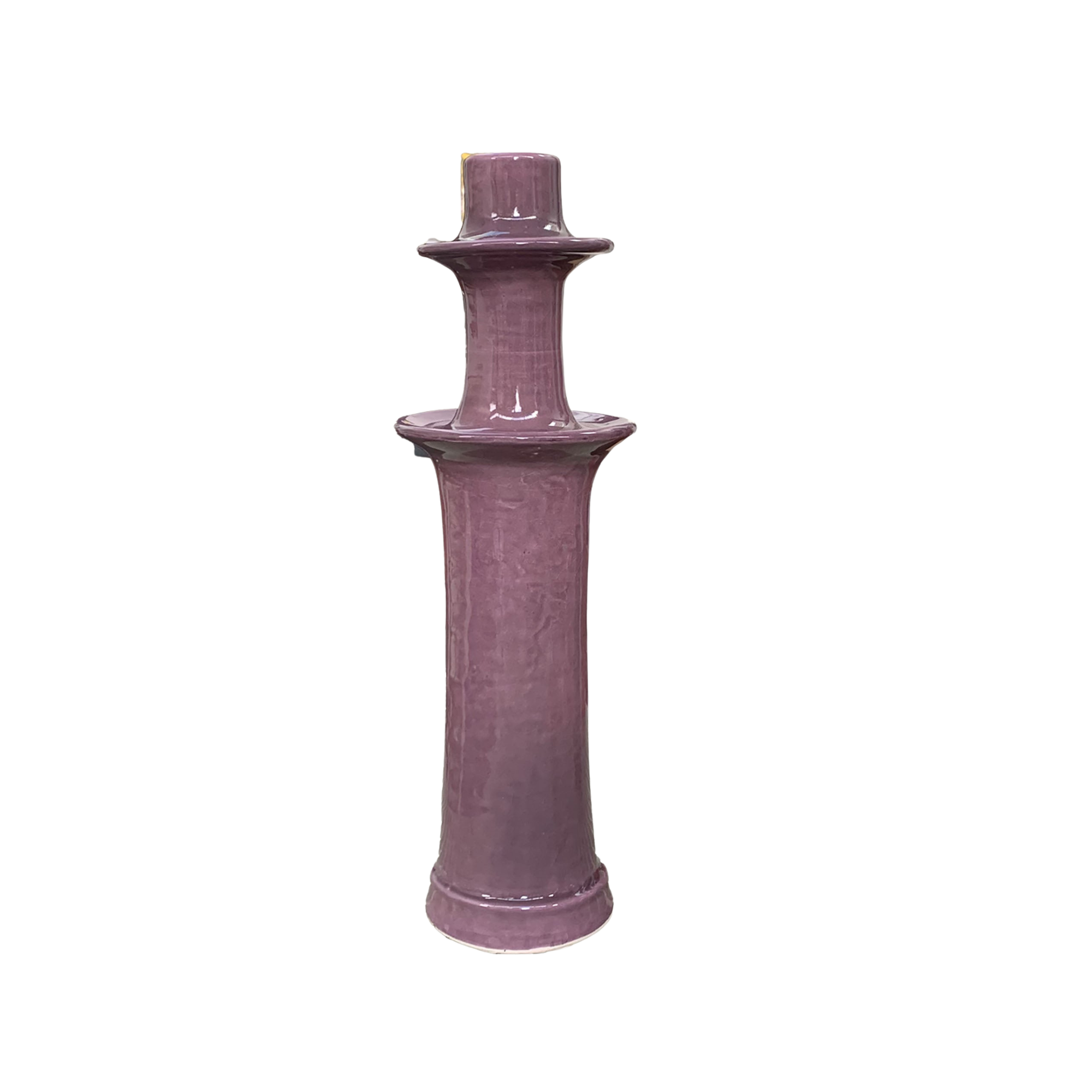 Tall Ceramic Candlestick