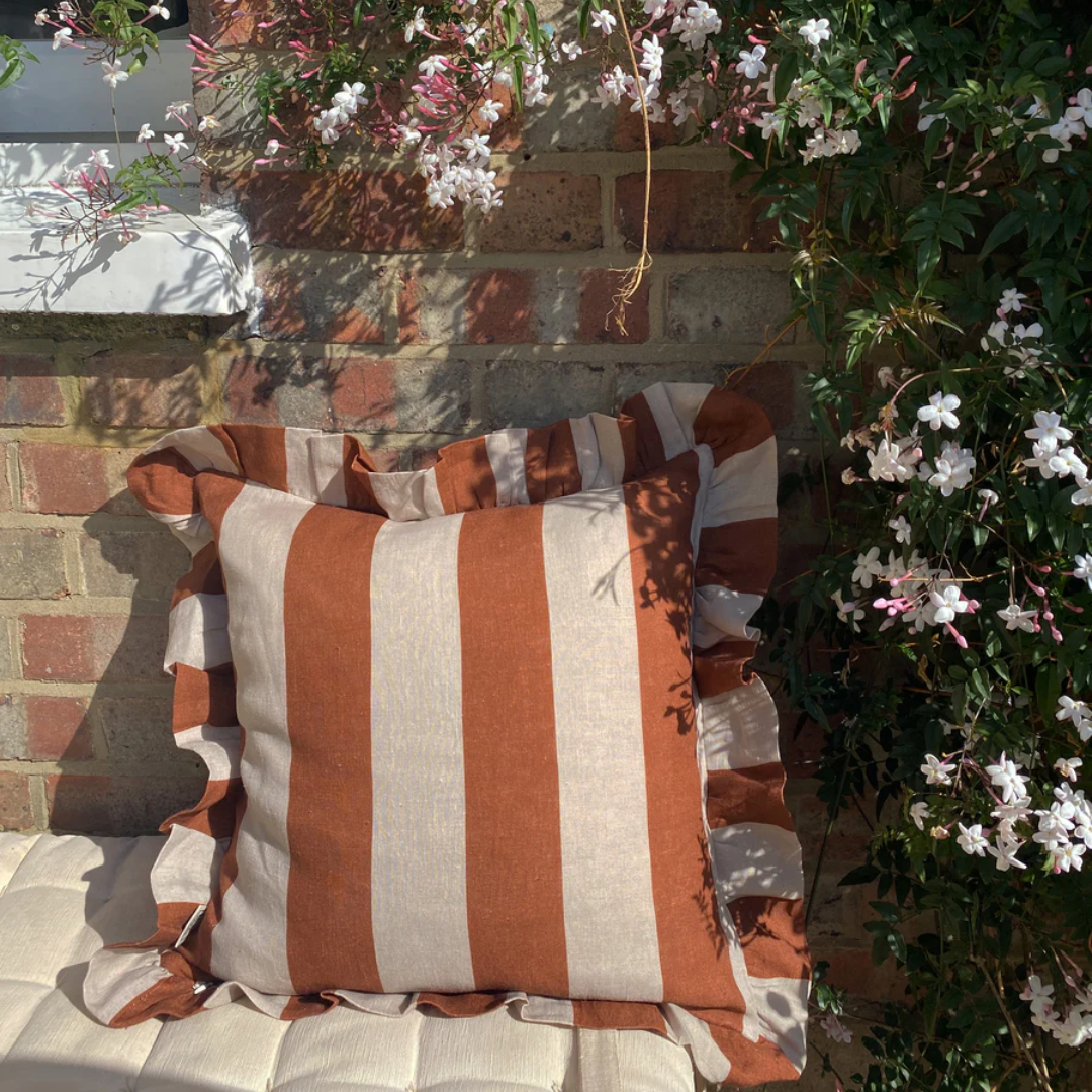 Cinnamon & Oyster Cushion Cover