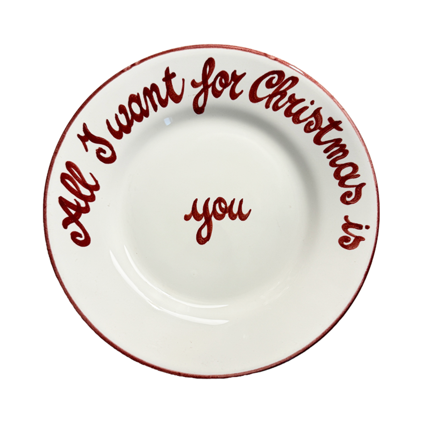 Plate 20 cm All I Want For Christmas
