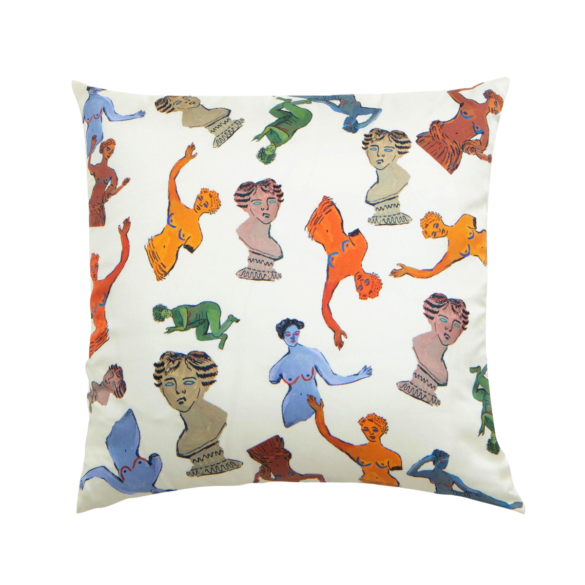 Roman Goddess Venere Silk Cushion