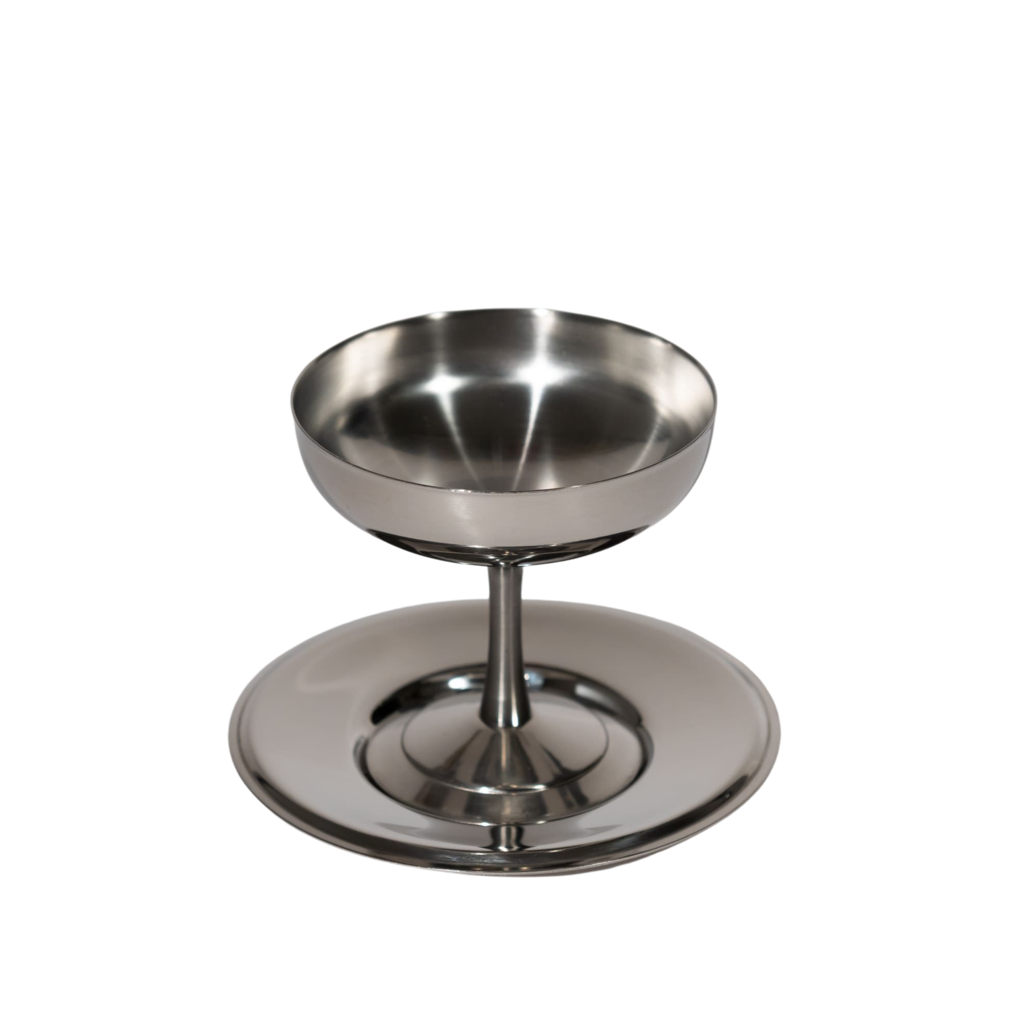 Italian Dessert Coupe & Plate Set - Made in Italy