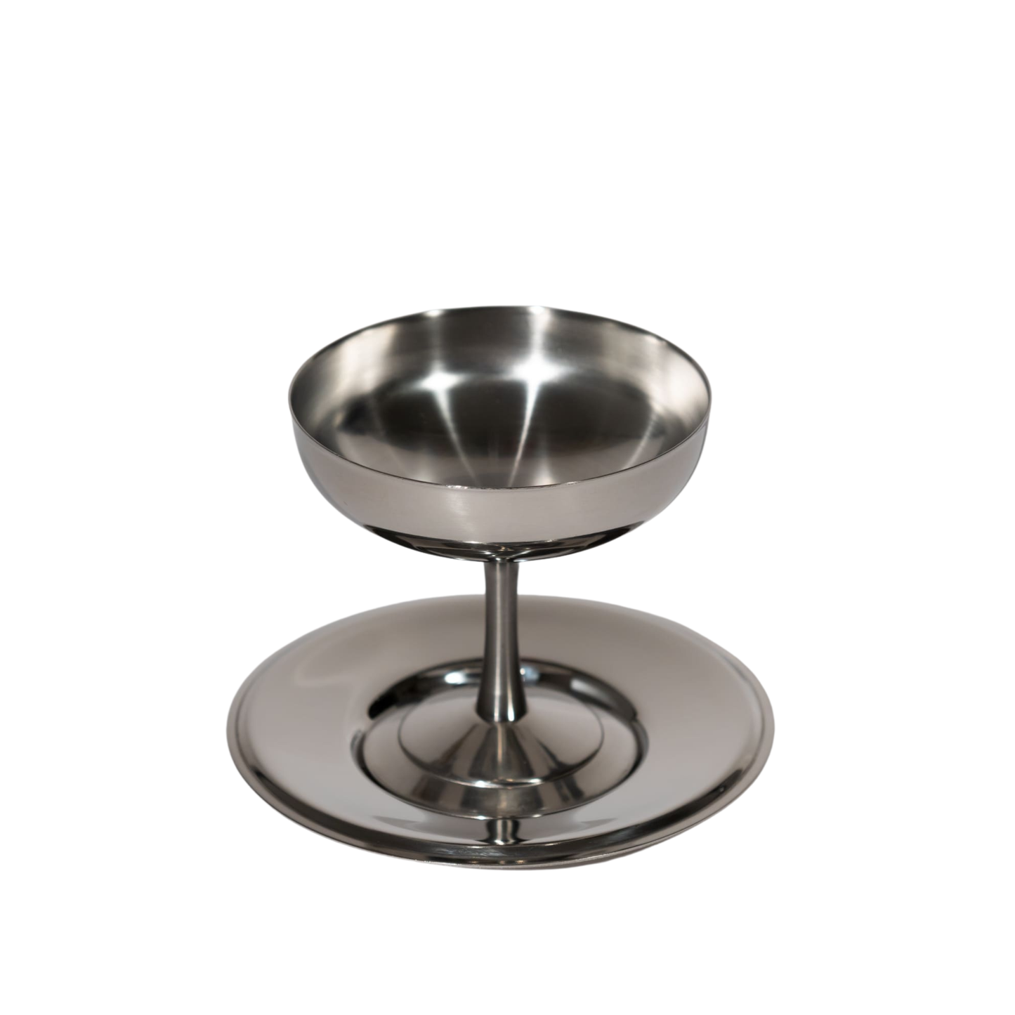 Italian Dessert Coupe & Plate Set - Made in Italy