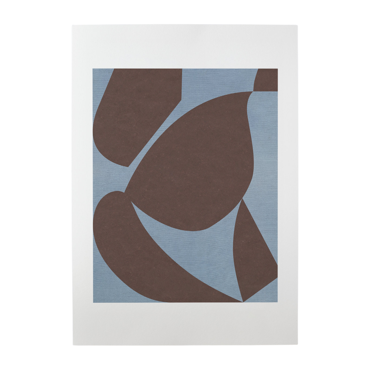 Settle Sky/Brown Print