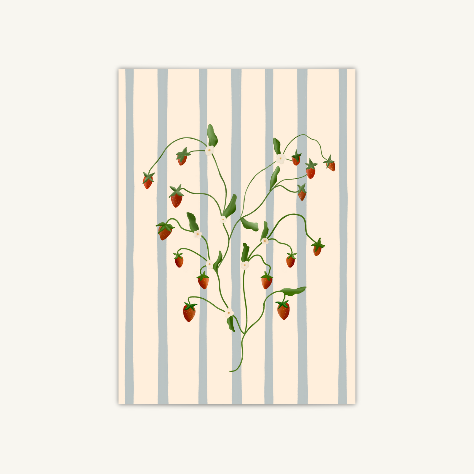 Strawberry Vine Art Print
