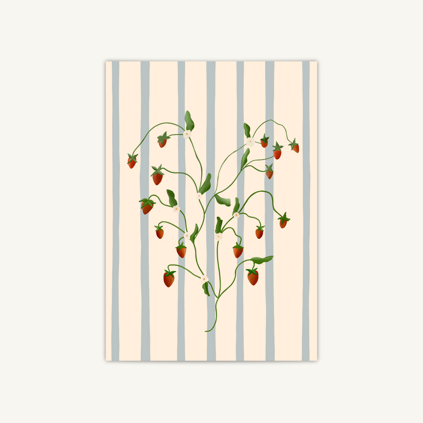 Strawberry Vine Art Print