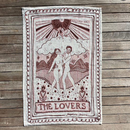 The Lovers Tea Towel