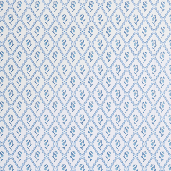 Wild Strawberry Trellis Wallpaper