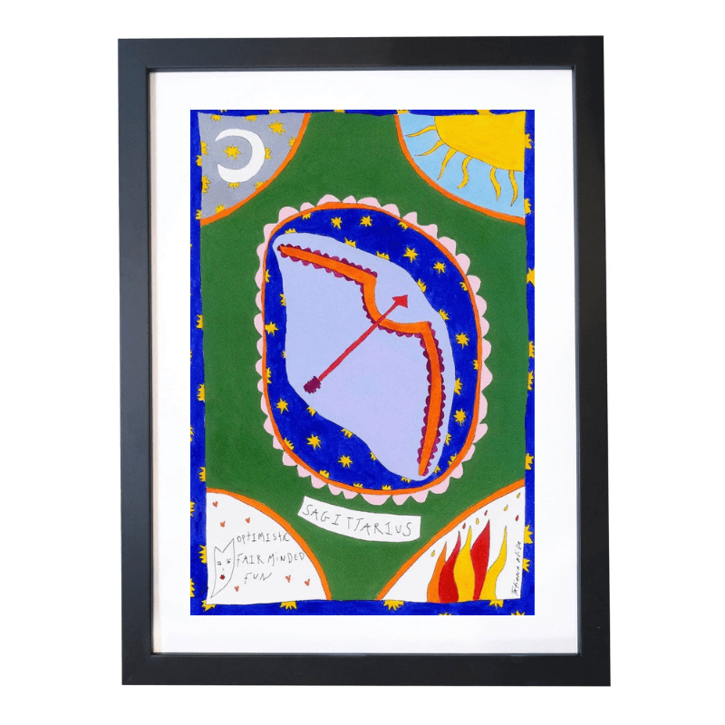 Sagittarius Horoscope Art Print