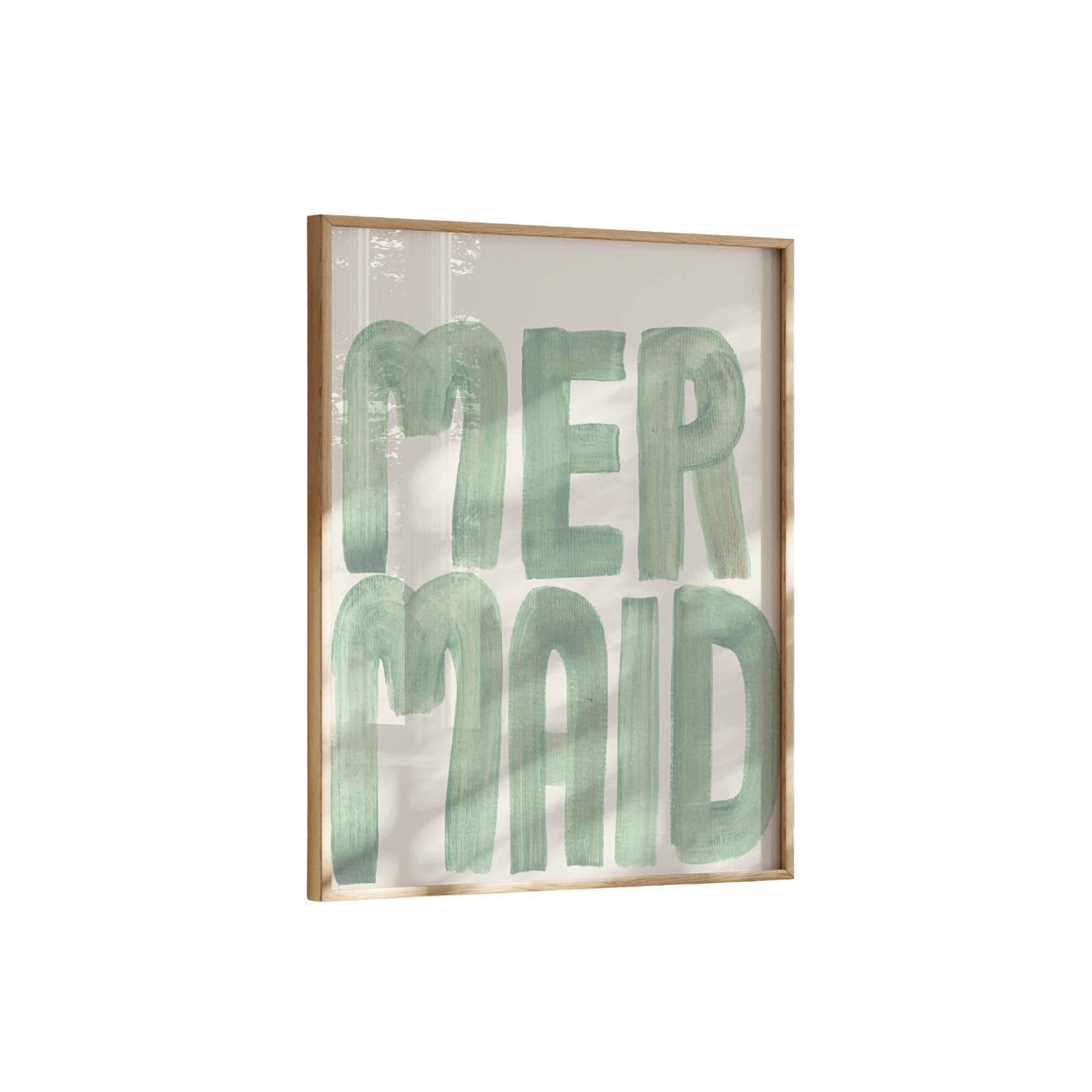Mermaid Typography Art Print