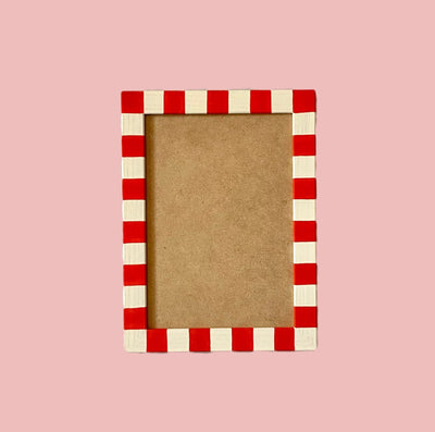 Picture Frame, Tomato & Mayo Skinny Stripes image 2