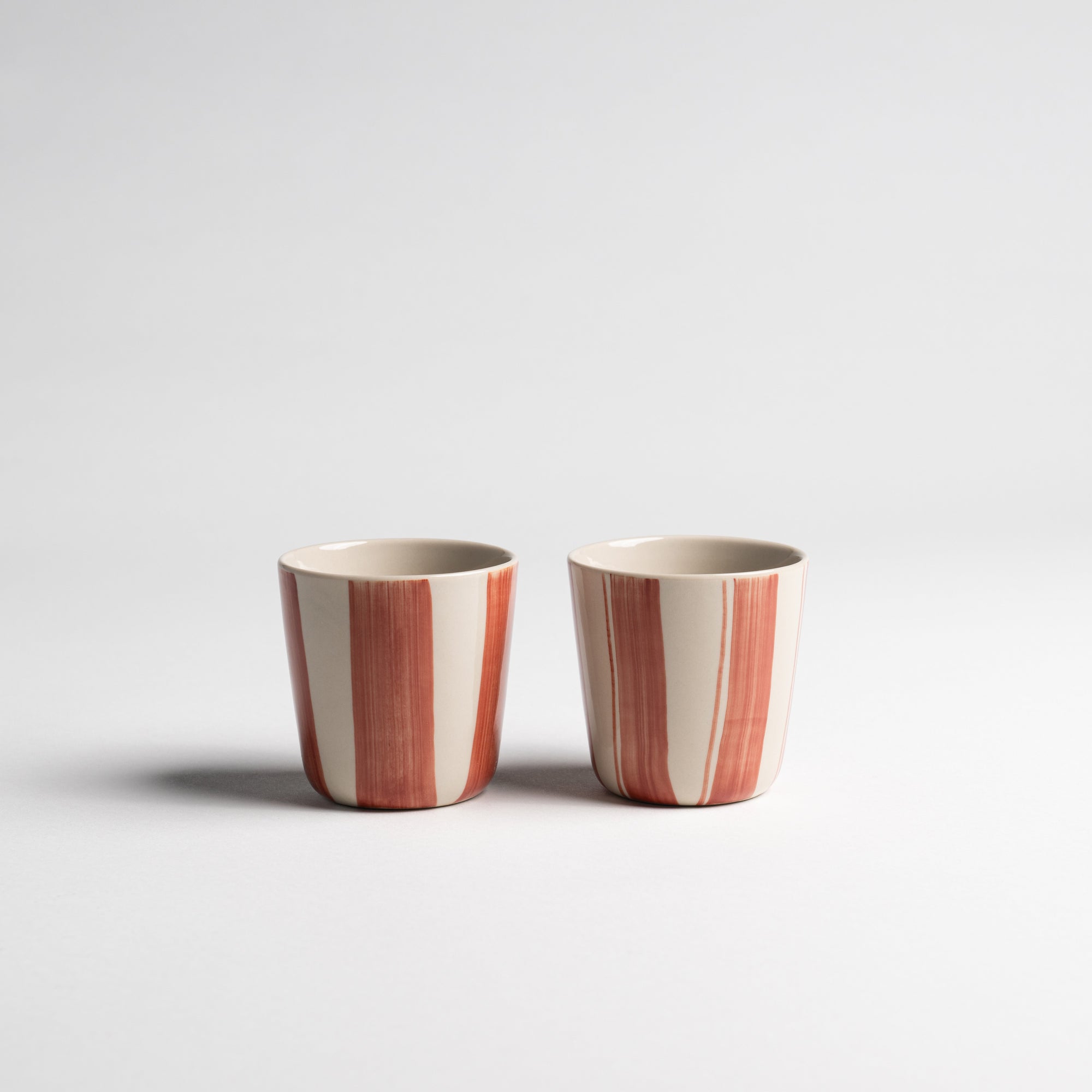 Cornflower Beaker - Brushed Berry Red - Small (Set of 2)