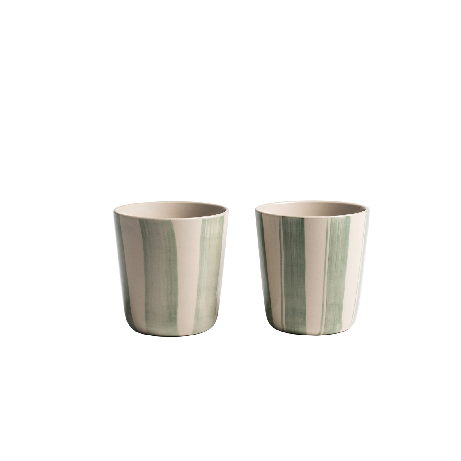Cornflower Beaker - Brushed Sage Green - Large (Set of 2)