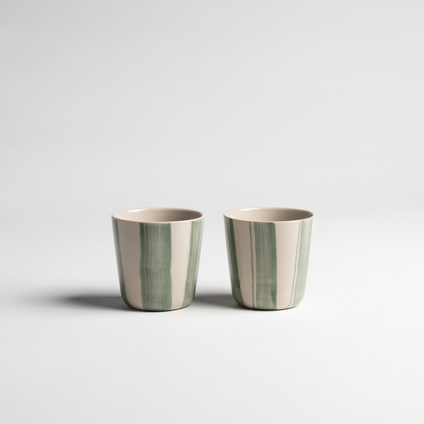 Cornflower Beaker - Brushed Sage Green - Small (Set of 2)